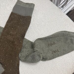 Polo by Ralph Lauren Men's Two-Tone Dress Socks